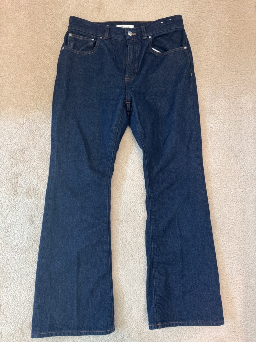Madewell Dark Indigo “Vintage Flare” Denim Jeans size 28P